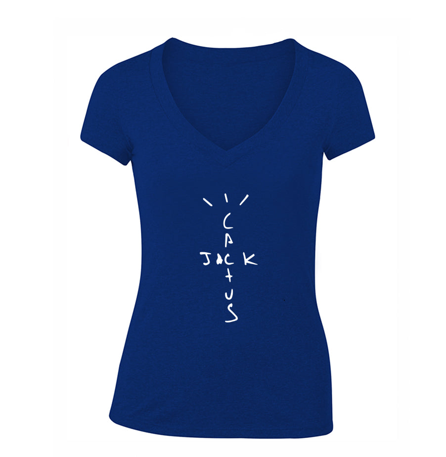 Women's Cactus Jack V Neck T-Shirt