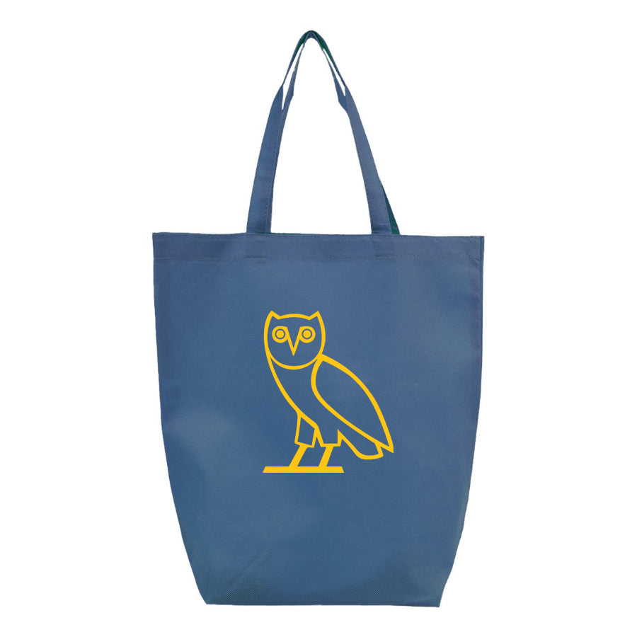OVO Owl Q-Tees - Non-Woven Gusset Bottom Tote - Q1251