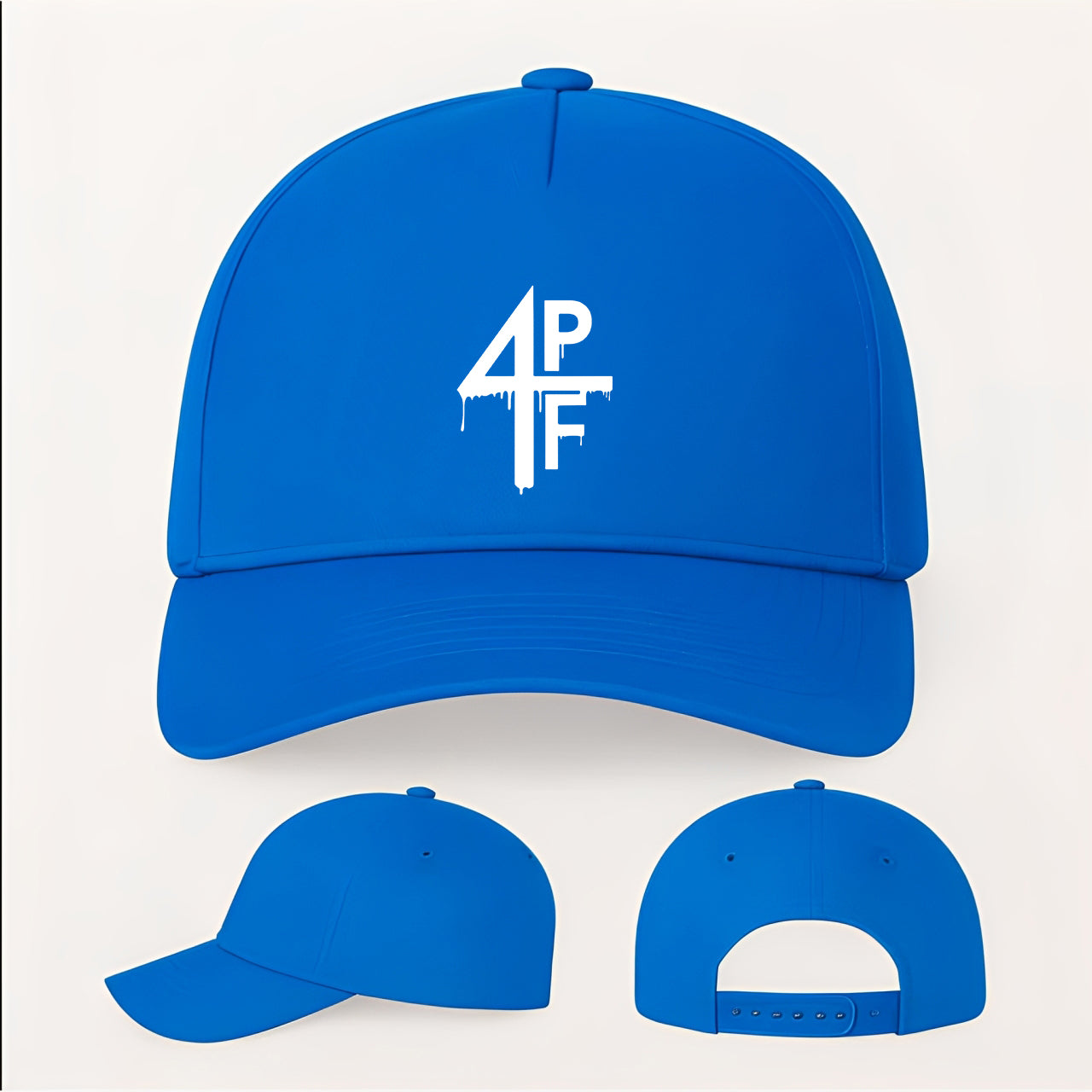 4PF Five Panel Twill Snapback Cap