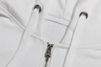 Chrome Hearts Multi Color Cross Cemetery Zip Up Hoodie 5010