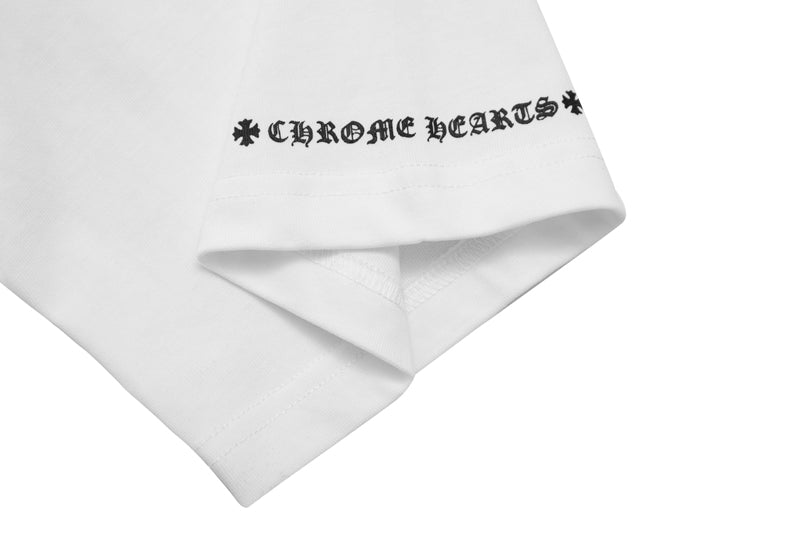 Chrome Hearts Classic Horseshoe Logo Short Sleeve T-shirt 6013