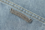 Chrome Hearts Vintage Cross Patchwork Washed Carpenter Denim Shorts 201