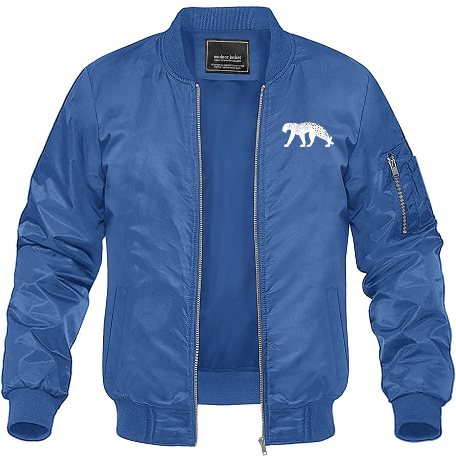Men's Cartier Panther Lightweight Bomber Jacket Windbreaker Softshell Varsity Jacket Coat