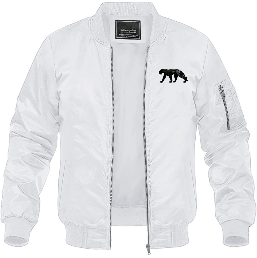 Men's Cartier Panther Lightweight Bomber Jacket Windbreaker Softshell Varsity Jacket Coat