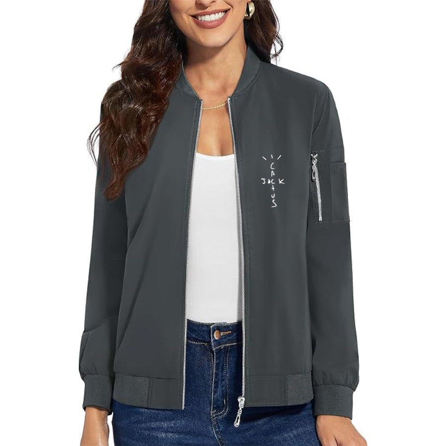 Women's Cactus Jack Premium Bomber Jacket Outerwear