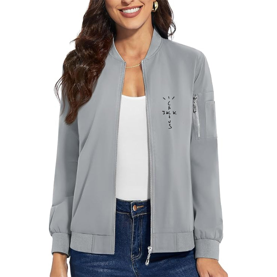 Women's Cactus Jack Premium Bomber Jacket Outerwear