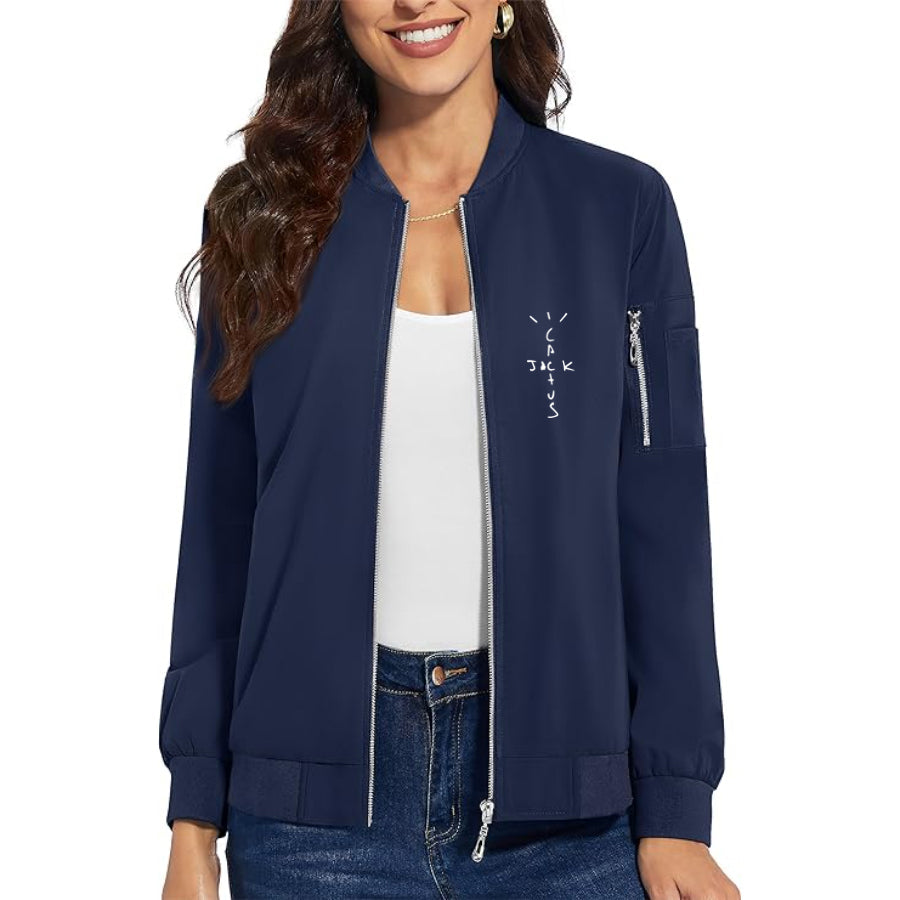 Women's Cactus Jack Premium Bomber Jacket Outerwear