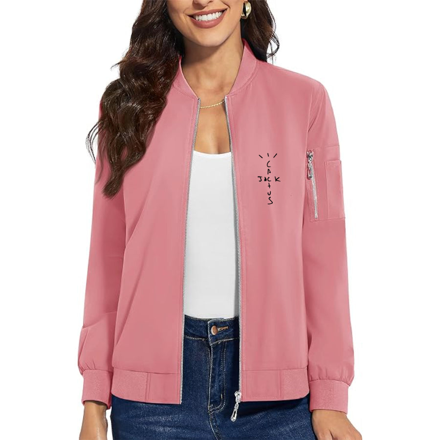 Women's Cactus Jack Premium Bomber Jacket Outerwear