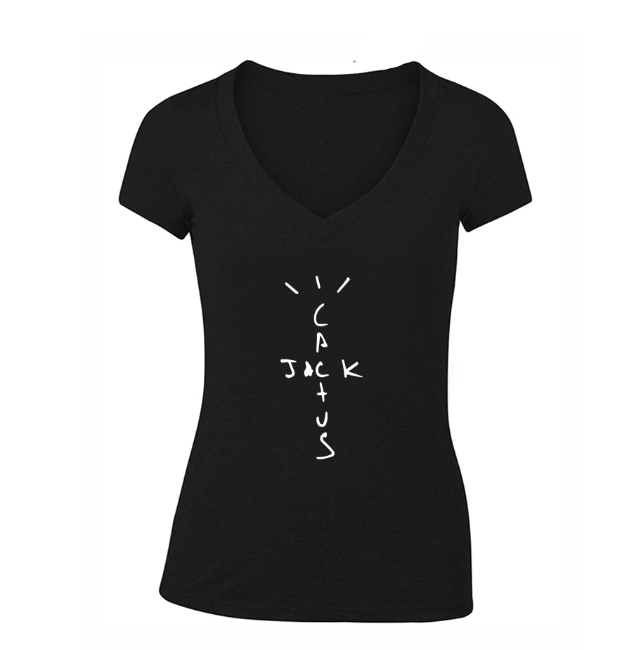Women's Cactus Jack V Neck T-Shirt