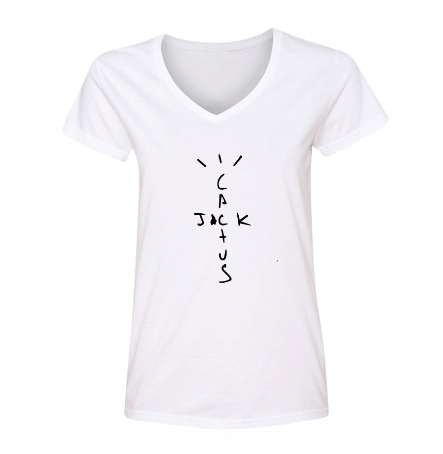 Women's Cactus Jack V Neck T-Shirt