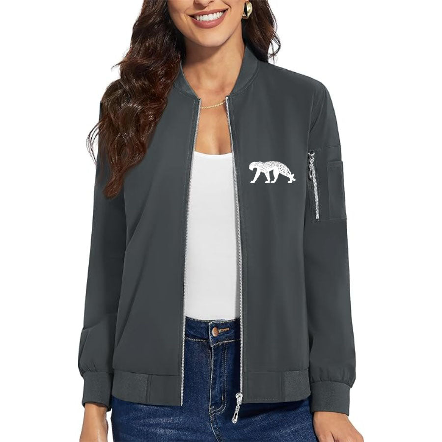 Women's Cartier Panther Premium Bomber Jacket Outerwear