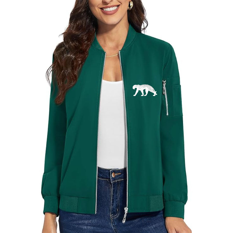 Women's Cartier Panther Premium Bomber Jacket Outerwear