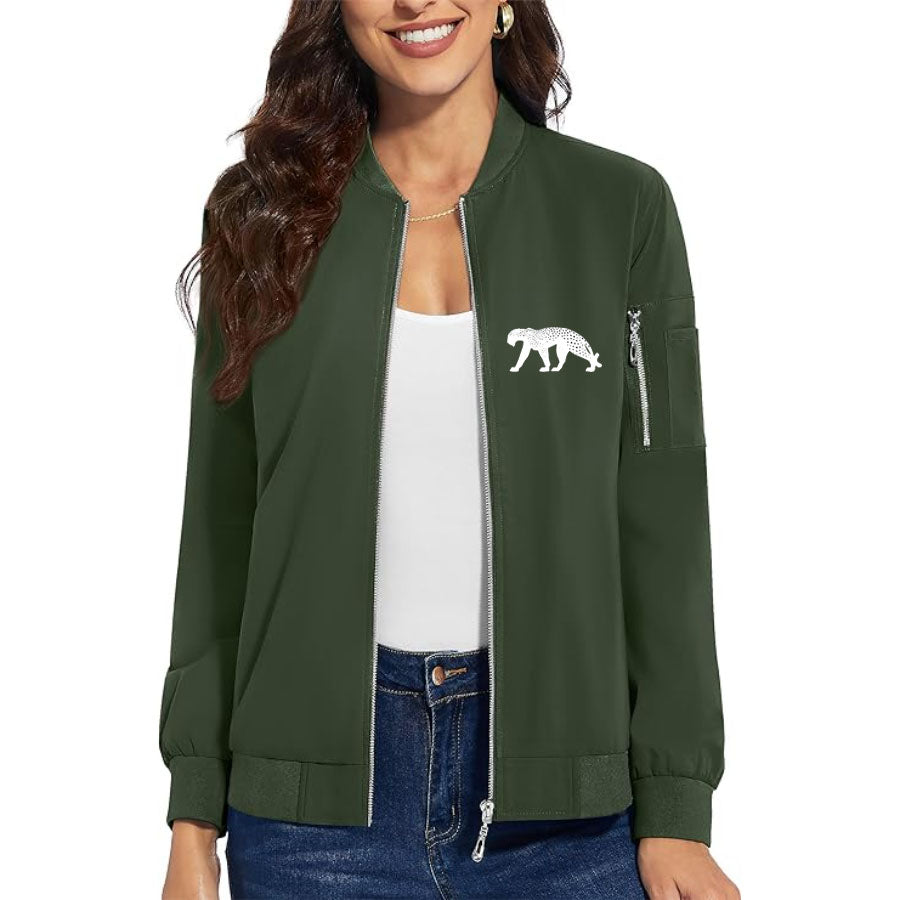 Women's Cartier Panther Premium Bomber Jacket Outerwear