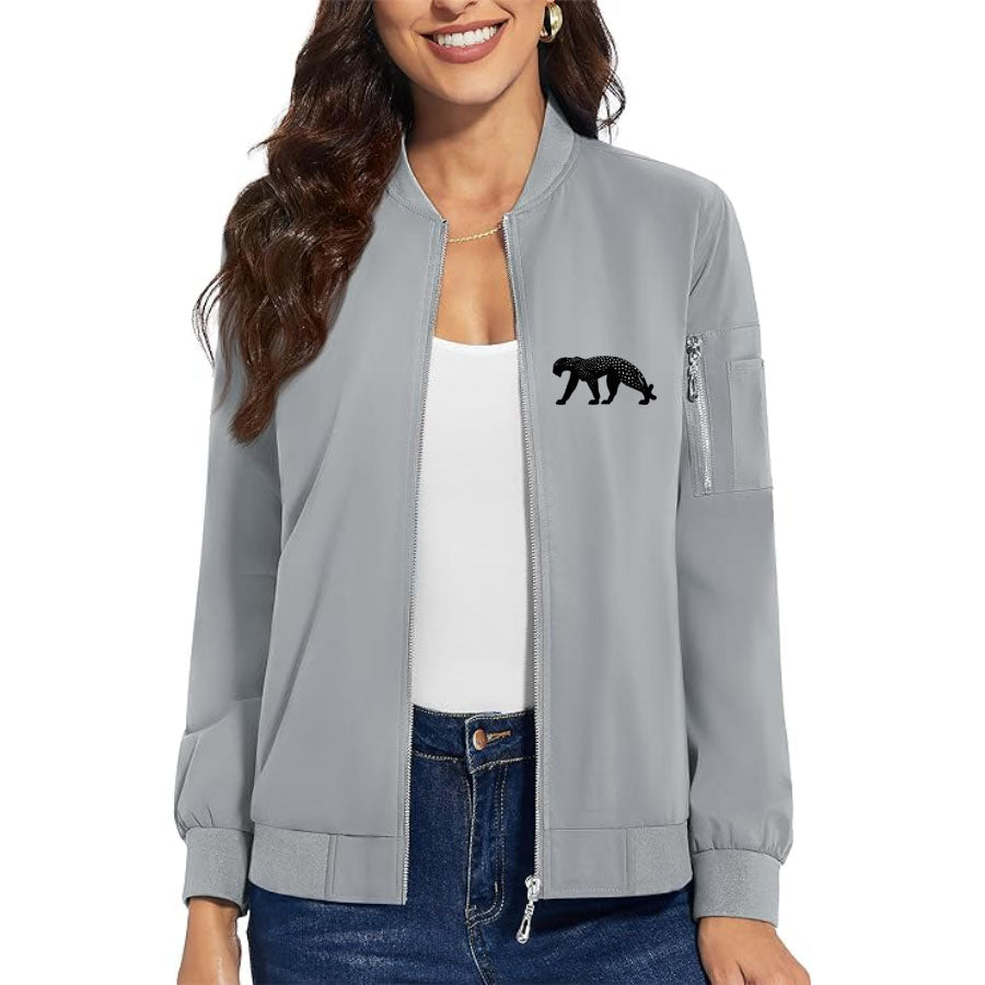 Women's Cartier Panther Premium Bomber Jacket Outerwear