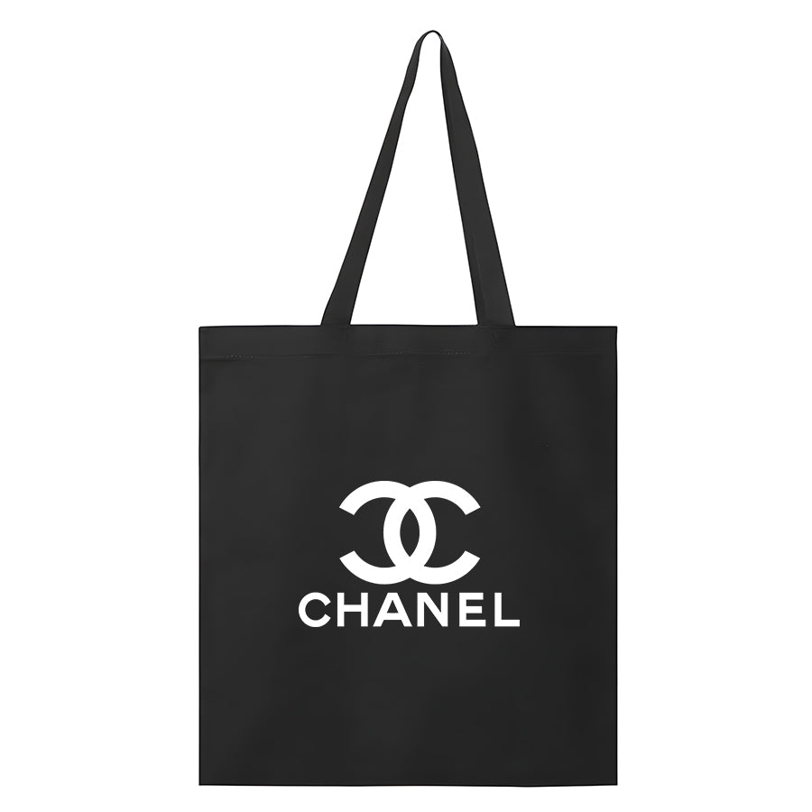 Chanel Canvas Flat Bottom Tote Bag