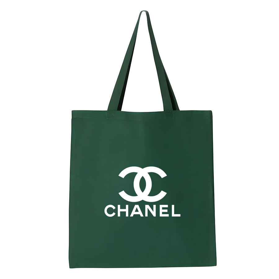 Chanel Canvas Flat Bottom Tote Bag