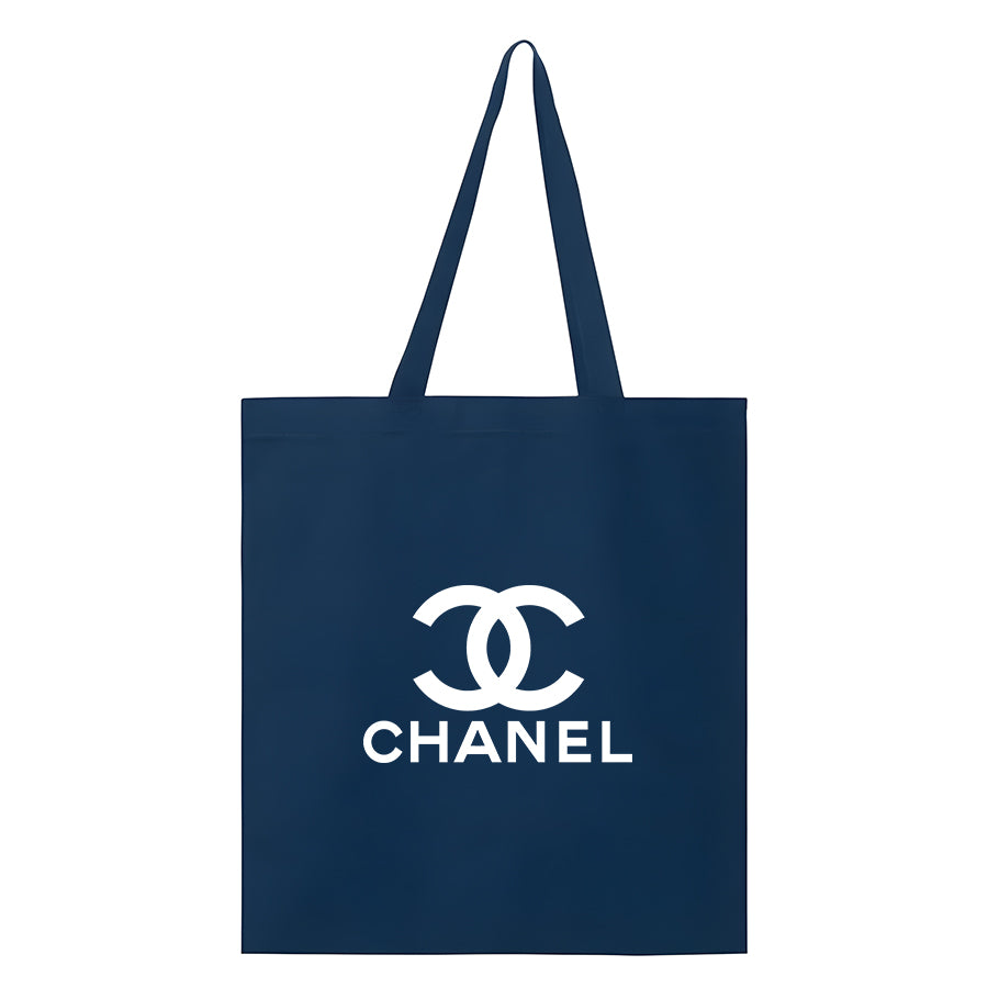 Chanel Canvas Flat Bottom Tote Bag