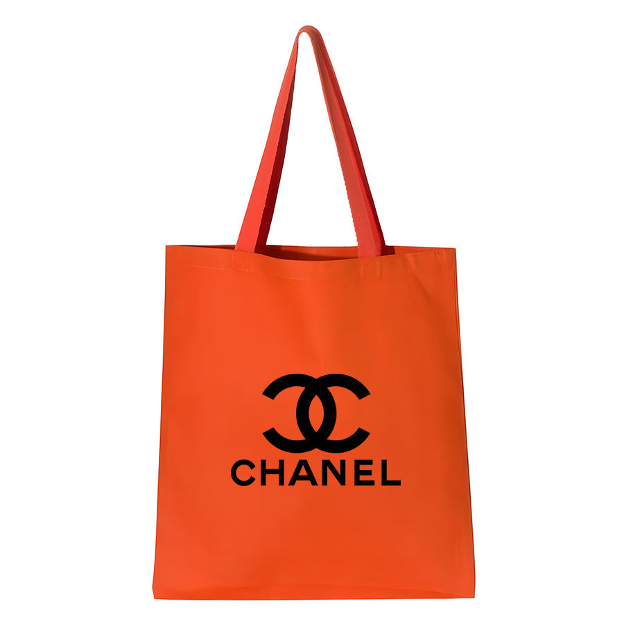Chanel Canvas Flat Bottom Tote Bag
