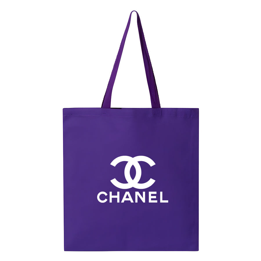 Chanel Canvas Flat Bottom Tote Bag