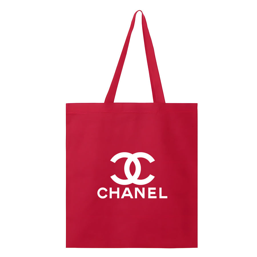 Chanel Canvas Flat Bottom Tote Bag