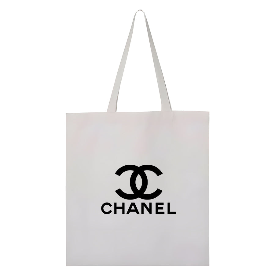 Chanel Canvas Flat Bottom Tote Bag