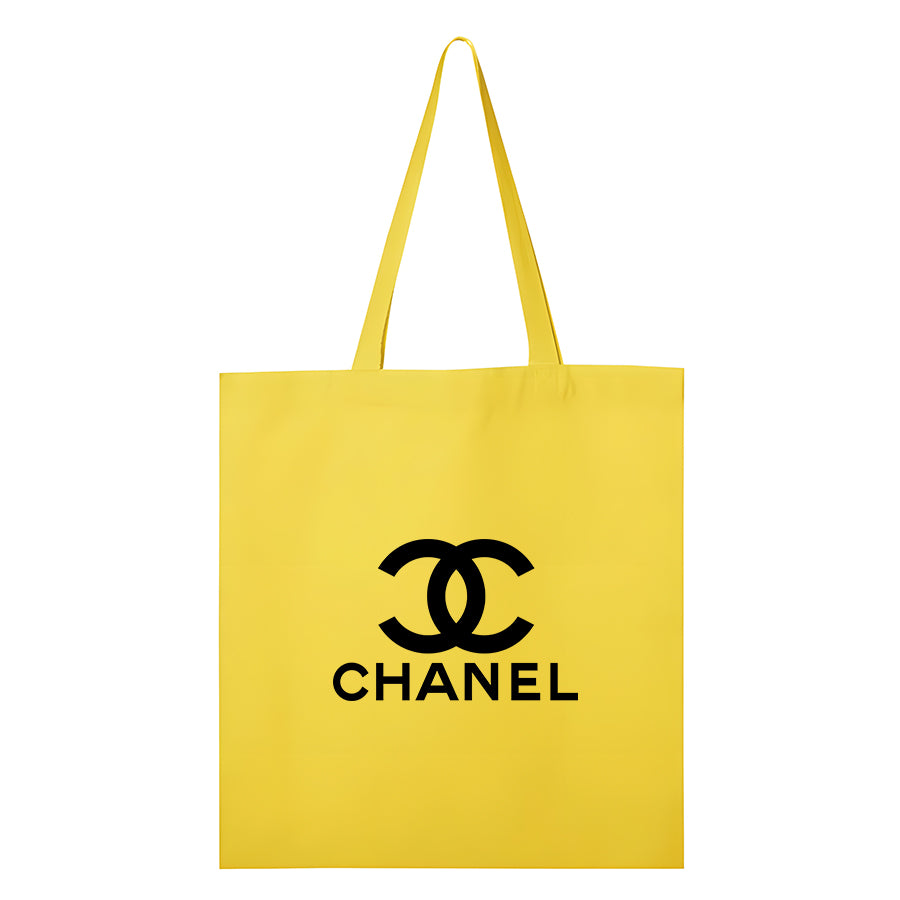 Chanel Canvas Flat Bottom Tote Bag