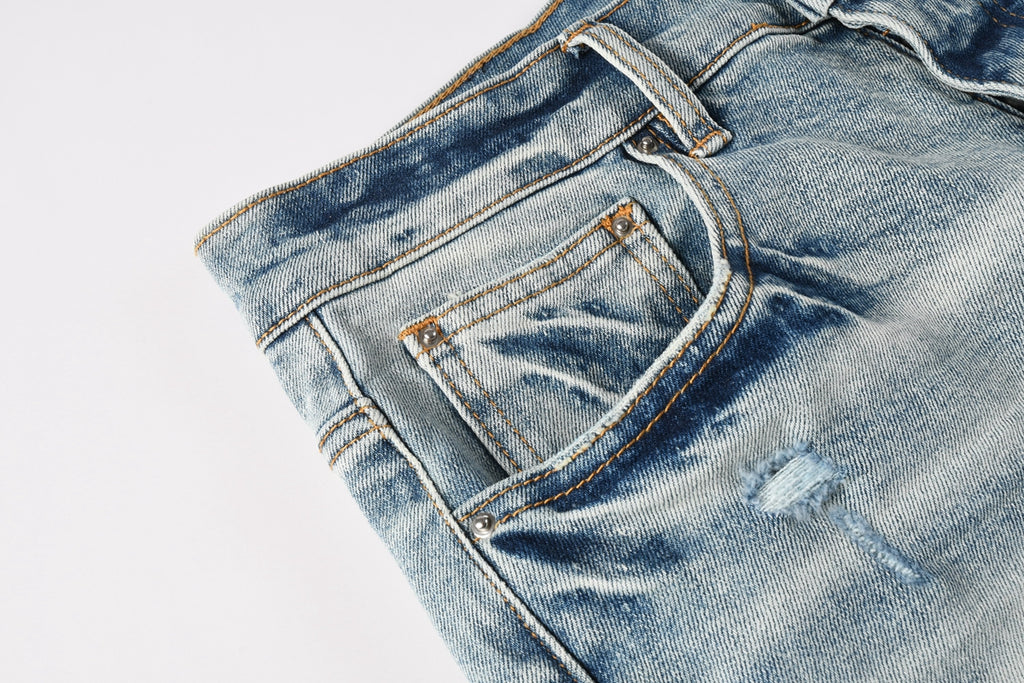 Amiri Fashion Denim Shorts 6010