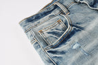 Amiri Fashion Denim Shorts 6010