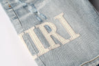 Amiri Fashion Denim Shorts 6010