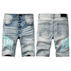 Amiri Fashion Denim Shorts 6007