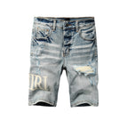 Amiri Fashion Denim Shorts 6010