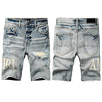 Amiri Fashion Denim Shorts 6010