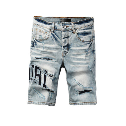 Amiri Fashion Denim Shorts 6008