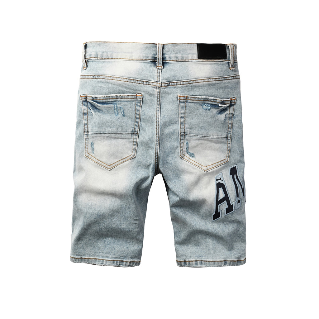 Amiri Fashion Denim Shorts 6008