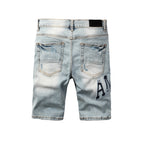 Amiri Fashion Denim Shorts 6008