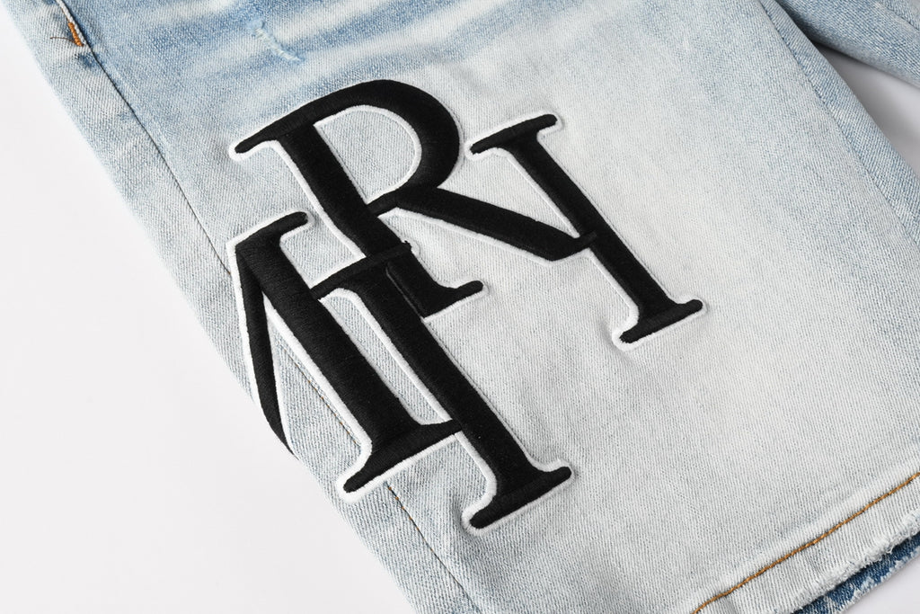 Amiri Fashion Denim Shorts 6009