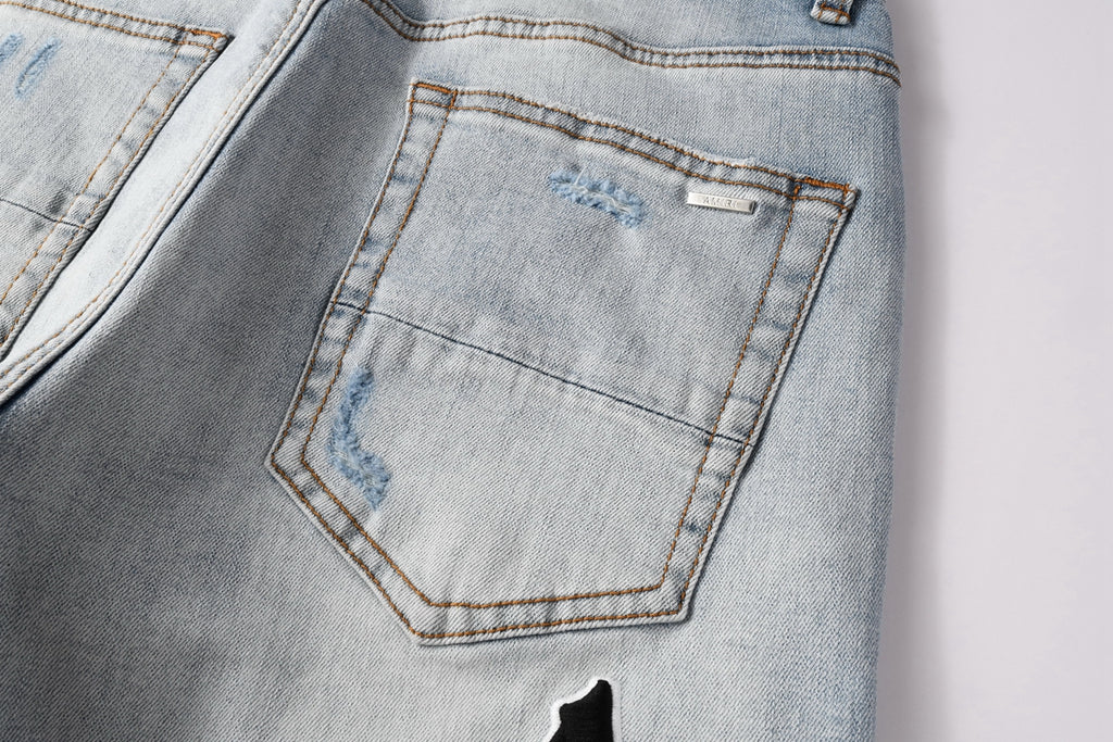 Amiri Fashion Denim Shorts 6009