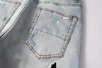Amiri Fashion Denim Shorts 6009
