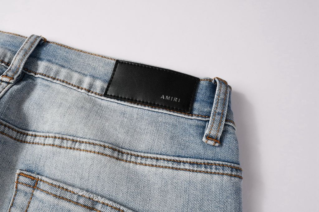 Amiri Fashion Denim Shorts 6009