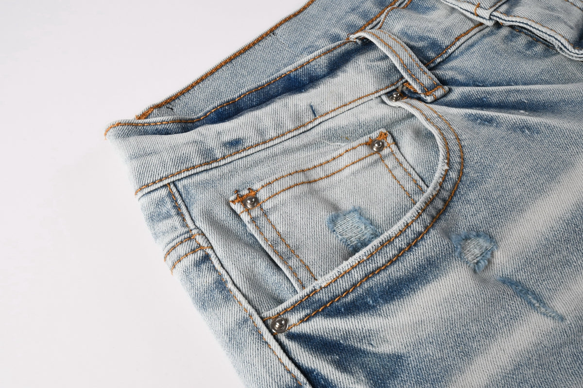 Amiri Fashion Denim Shorts 6008