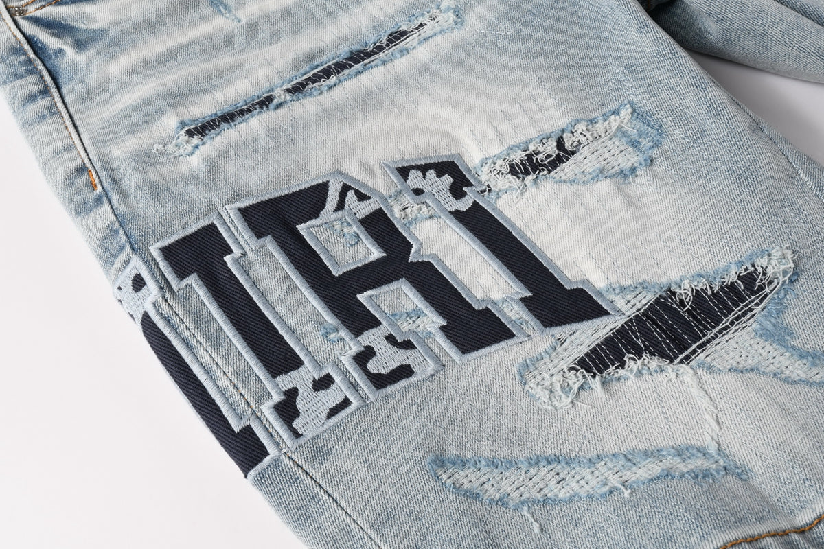 Amiri Fashion Denim Shorts 6008