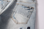 Amiri Fashion Denim Shorts 6008