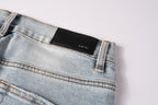 Amiri Fashion Denim Shorts 6008