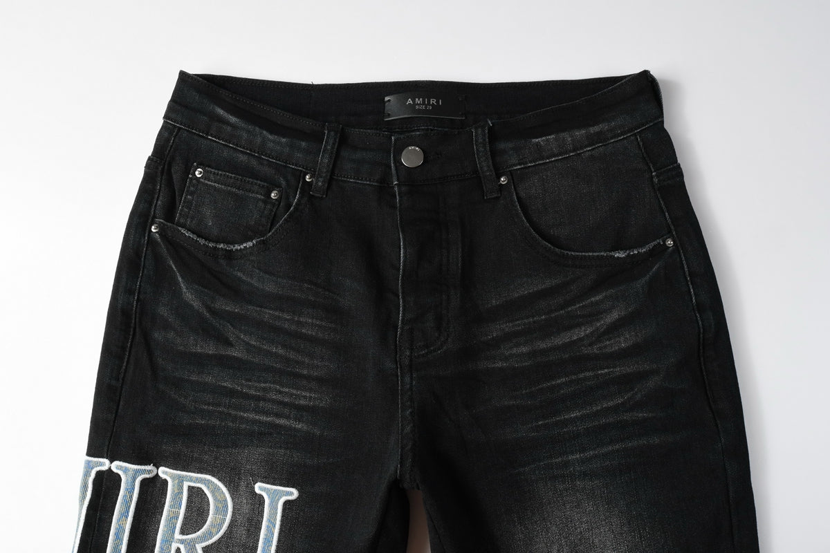 Amiri Fashion Denim Shorts 6005