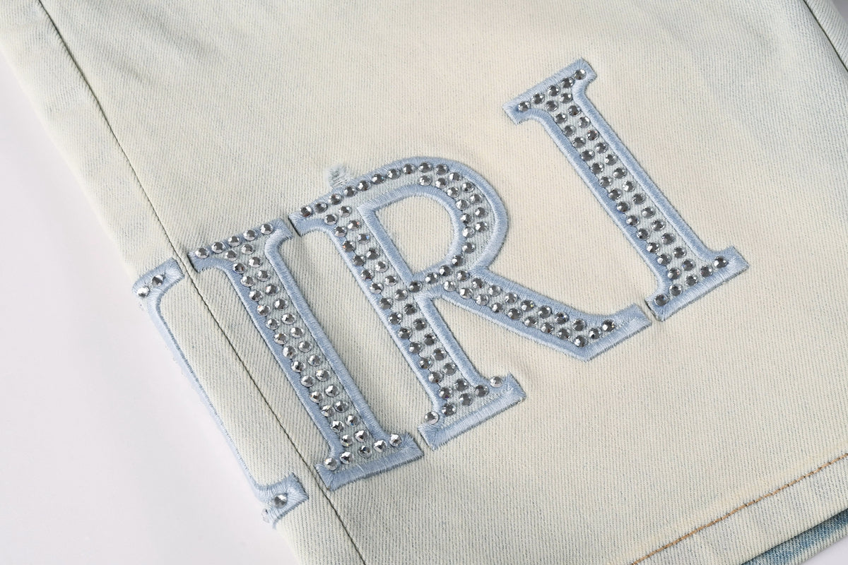 Amiri Fashion Denim Shorts 6002