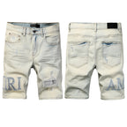 Amiri Fashion Denim Shorts 6002