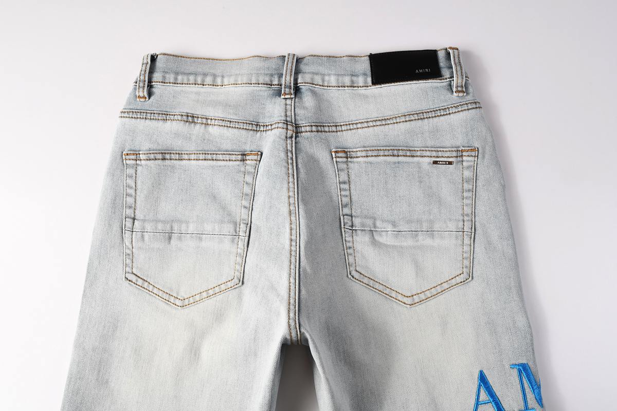 Amiri Fashion Denim Shorts 6012