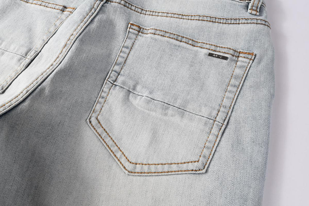 Amiri Fashion Denim Shorts 6012