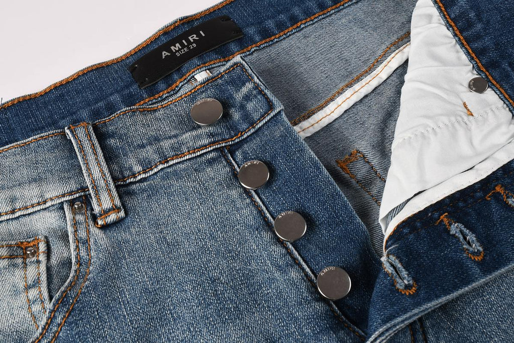 Amiri Fashion Denim Shorts 6011