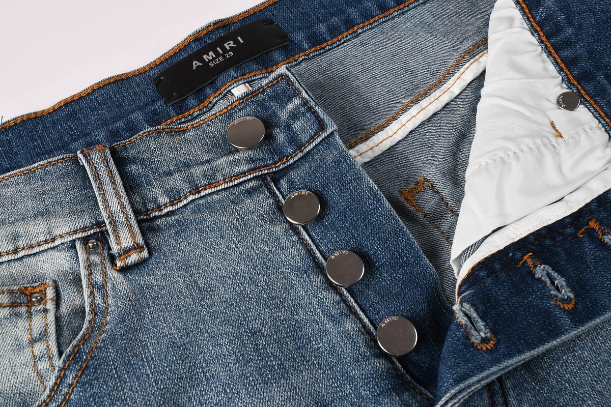 Amiri Fashion Denim Shorts 6011